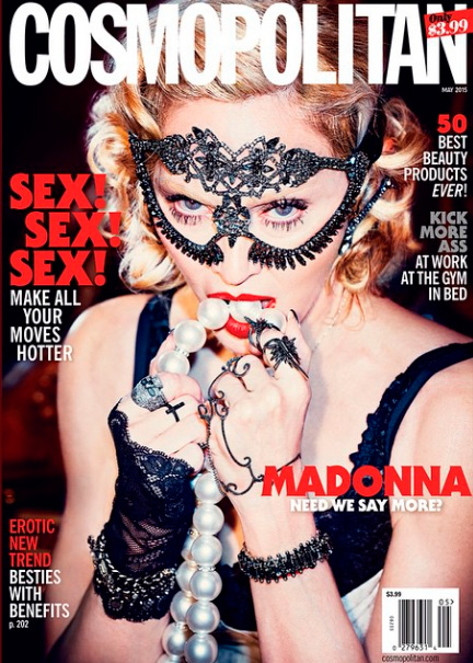 Мадонна на обложке юбилейного выпуска Cosmopolitan