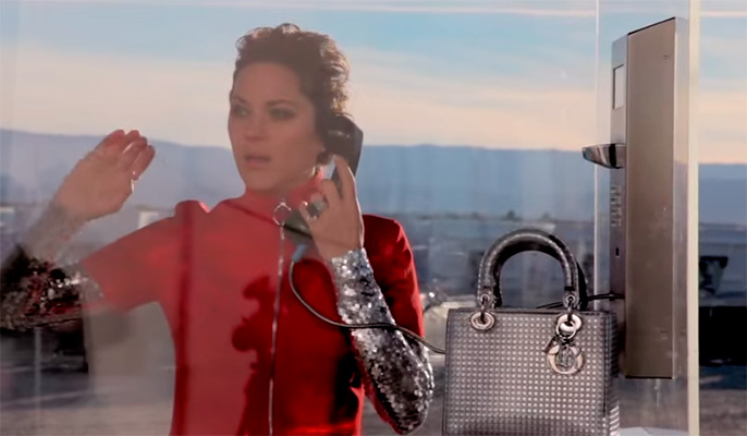 Марион Котийяр в новом ролике от Dior