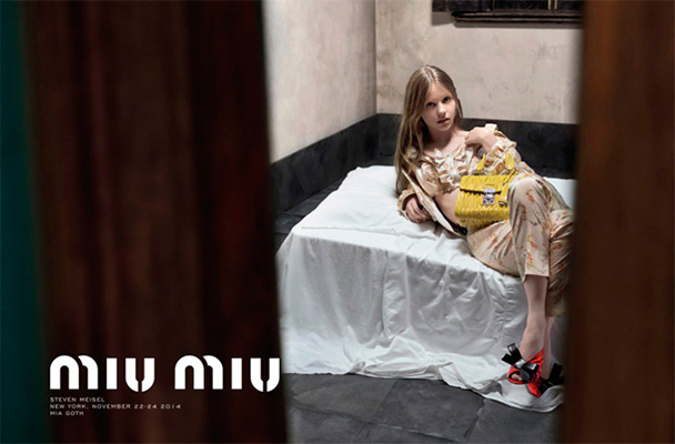 Запрет на рекламные кадры Miu Miu