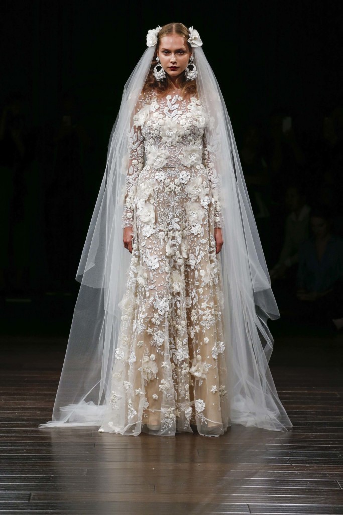 Naeem Khan Fall 2017 Bridal