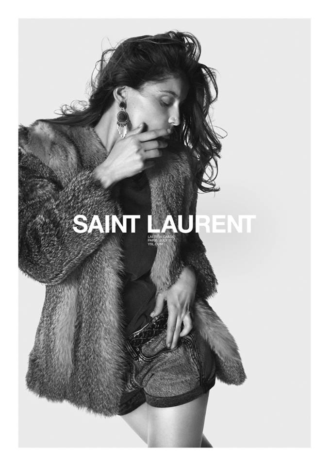 ЛЕТИЦИЯ КАСТА В КАМПЕЙНЕ Saint Laurent